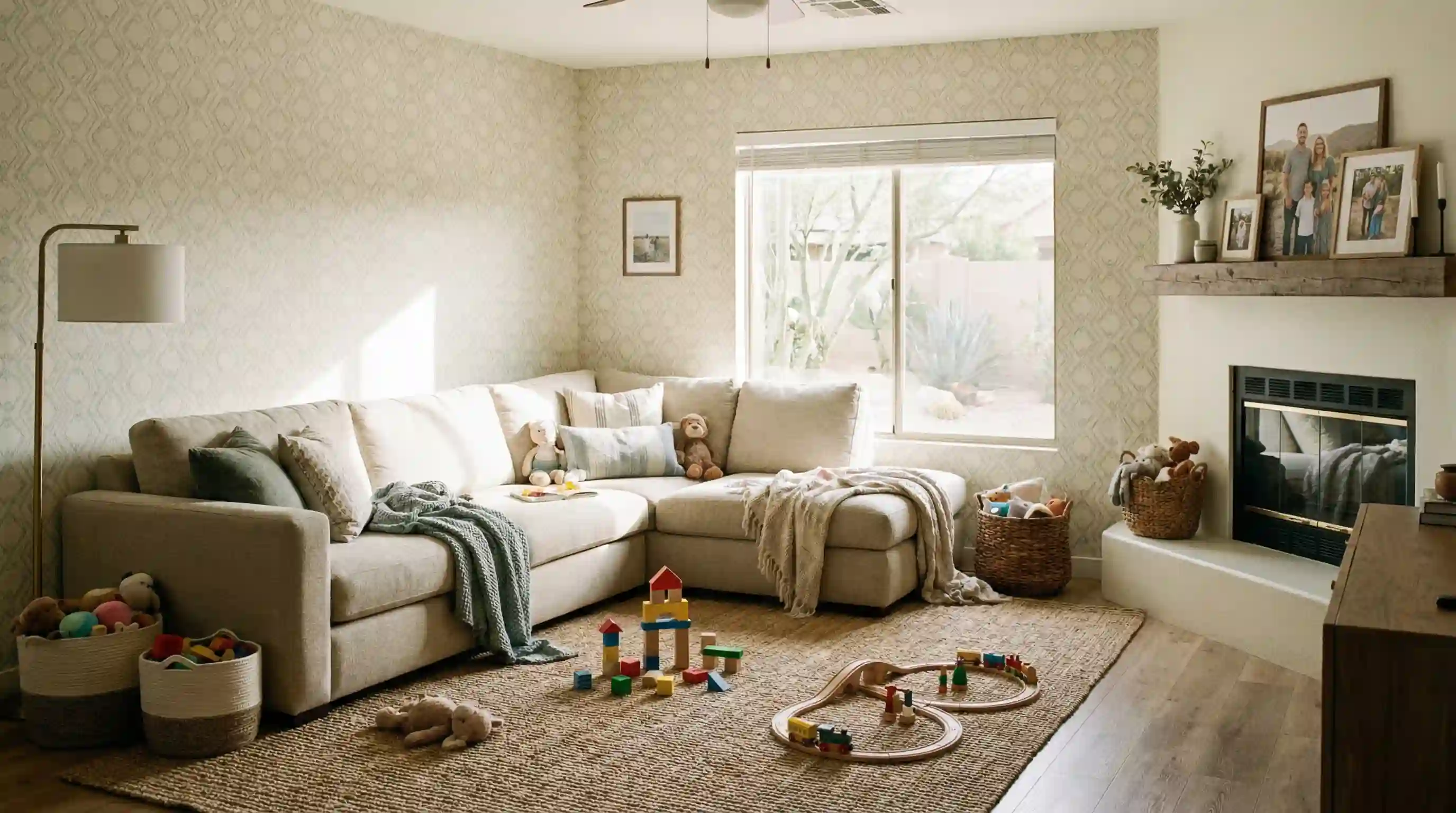 Historic home wallpaper restoration and preservation in Midtown Sacramento